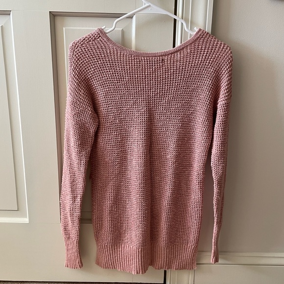 American Eagle Lace Up Sweater - Picture 5 of 6